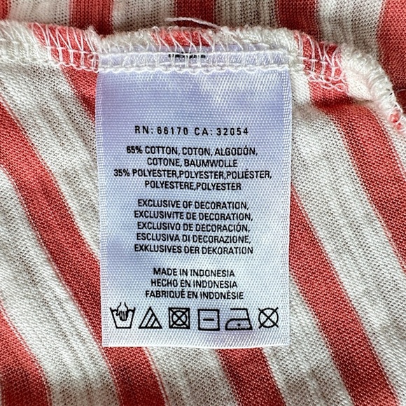 LITTLE YELLOW BUTTON x ANTHROPOLOGIE STRIPED BUTTON MABEL TOP | EXTRA SMALL - Picture 9 of 10